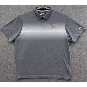 Nike Polo Shirt Mens XXL Gray The Ocean Course Kiawah Golf‎ Tour Performance